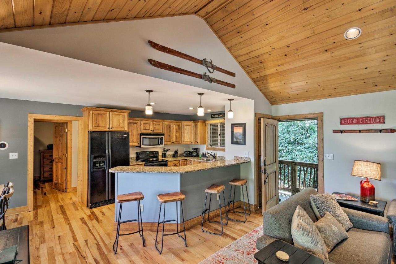 Cabin With Hot Tub And Mountain Views Less Than 5 Mi To Boone 布洛英罗克山 外观 照片