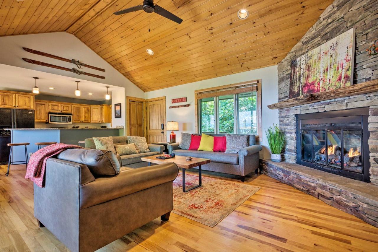 Cabin With Hot Tub And Mountain Views Less Than 5 Mi To Boone 布洛英罗克山 外观 照片