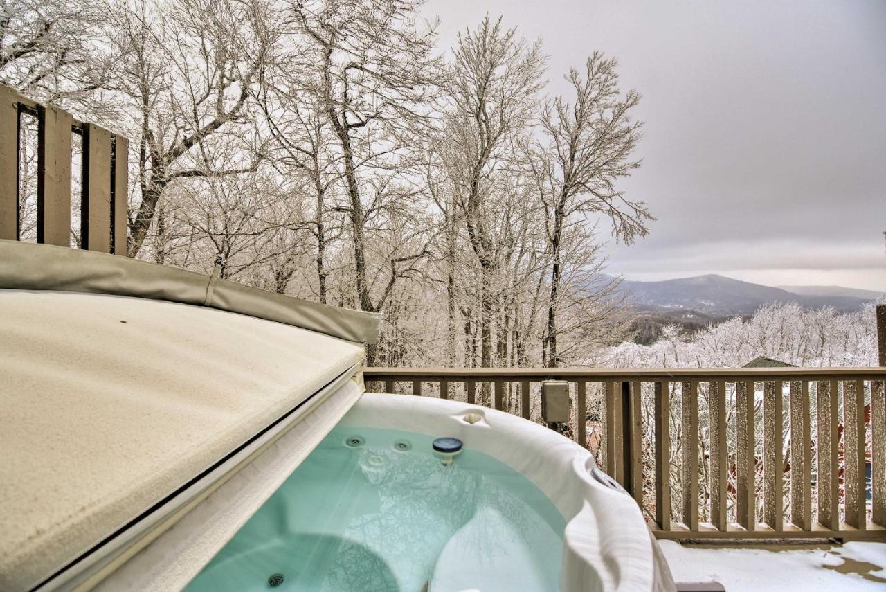 Cabin With Hot Tub And Mountain Views Less Than 5 Mi To Boone 布洛英罗克山 外观 照片